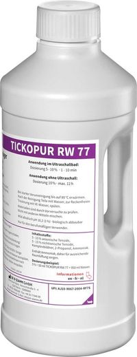 Tickopur RW77 - Liquide de nettoyage à ultrasons professionnel 2L