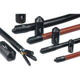 Hellermann Tyton 416-13060 Warmkrimpende eindkap Zwart Polyolefine 1,6 cm 1000 stuk(s)