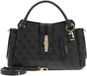 GUESS Yvonne Logo Girlfriend Satchel Coal Logo donkergrijs