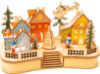 Small foot Kerstdorp Hout 30 cm Blank