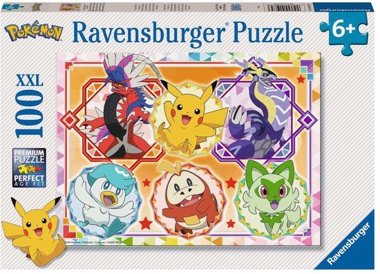 Ravensburger Pokémon Puzzle - 100 XXL Pieces - 6+ Years