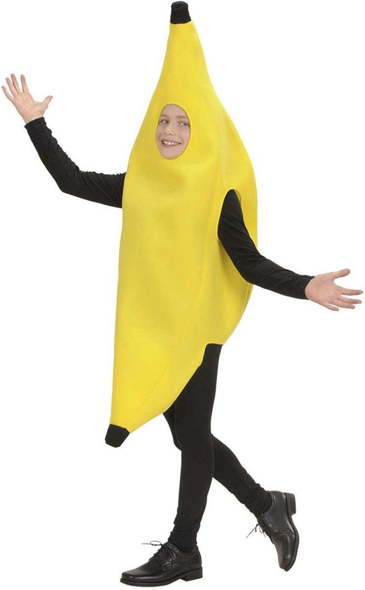 Widmann 42478 - Kinderkostuum Banaan - Carnaval - Oranje - Polyester