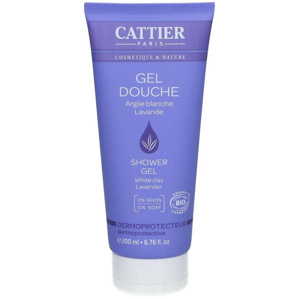 Cattier Cattier Dermoprotective Shower Gel White Clay & Lavender 200 ml douchegel