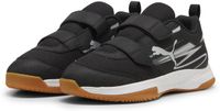 Puma Kinder Indoorschuhe Low Varion II V Jr 108106 Puma Black-Cool Light Gray-Gum-35,5