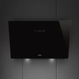 Smeg KV394N - Wandschouw afzuigkap - Zwart - 493 m³/uur