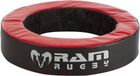 RAM Rugby RAM Tackle Anneau pour sac - Entraînement tactique - Rouge/noir - Convient au sac Ram Senior/Rambo Tackle