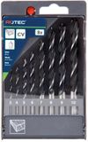 Rotec 8-delig houtspiraalborenset '235', ø3, 4, 5, 6, 7, 8, 9 en 10