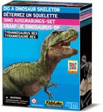 4M Graaf Je Dino Op - T-Rex - Wetenschap En Spel - Opgraafkit En Modelbouw Skelet - KidzLabs - 8 Jaar