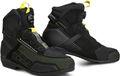 SHIMA EDGE VENTED Motorlaarzen voor Mannen Geventileerde Lederen Schoenen Zomer Lederen ATOP Motorfiets Korte Enkelbeschermer Urban Bike Casual Klassieke Rijlaars (Heren, Vent, Khaki, 41)