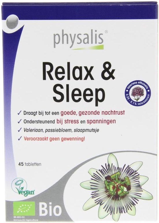 Physalis Relax & Sleep Tabletten 45 stuks