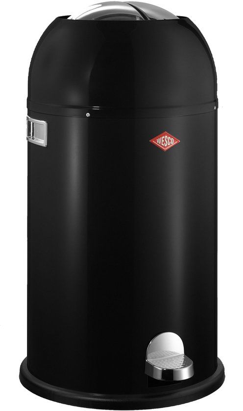Wesco Kickmaster Pedaalemmer - 33 liter - Zwart