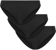 Urban Classics Geribde slips (Set van 3) Dames Ondergoed - zwart - L
