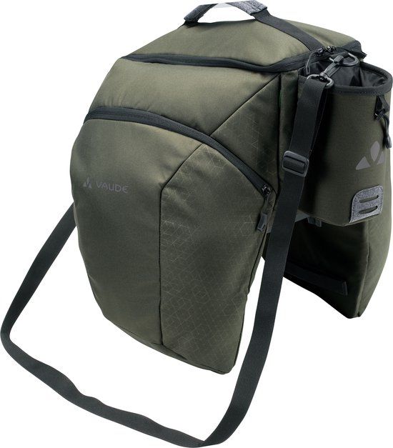 VAUDE eSilkroad Plus - Khaki - 9L - Rear Pannier Bag