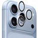 Blueo Film de protection pour caméra arrière avec cadre en métal pour Apple iPhone 18 Pro / 18 Pro Max, verre trempé, transparent