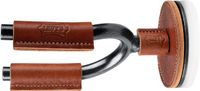 Levy's LVY-FGHNGR-SMTN Smoke Forged Guitar Hanger with Tan Leather