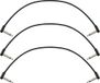 Fender Blockchain 12" patchkabel, 3-pack, hoek/hoek