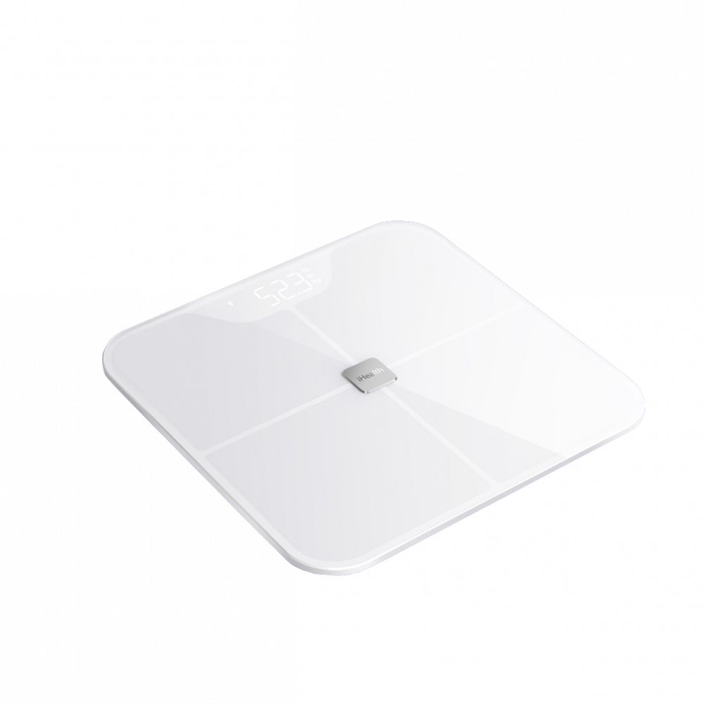 iHealth HS2S Smart Weegschaal - Wit - Vierkant - Bluetooth - BMI - Lichaamsanalyse