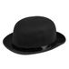 Boland - Bolhoed zwart, one size fits all voor volwassenen, hoed, hoofddeksel, kostuum, carnaval, themafeest