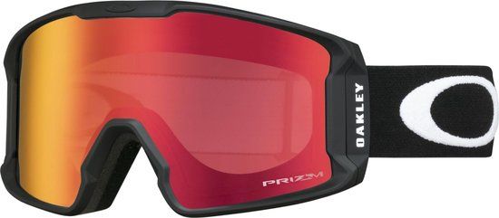 Oakley Line Miner M Skibril Senior Zwart - Wit