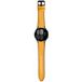 Strap-it Samsung Bracelet hybride cuir Samsung Galaxy Watch 6 Classic 43mm (jaune)