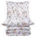 Seersucker Ensemble de literie - 100% Coton - 155 x 220 cm avec taie d'oreiller