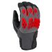 Klim Baja S4, gants, Noir/Gris/Rouge, M