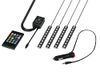 EUFAB 13459 LED binnenverlichting 12V, 4 strips met IR-afstandsbediening