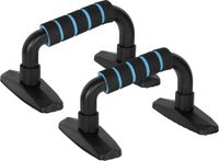 Rebel Active Fitness Push-up Handvatten Set Van 2 - Push Up Bars Opdruksteunen Foam Handvaten Antislip - Zwart