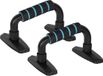 Rebel Active Fitness Push-up Handvatten Set Van 2 - Push Up Bars Opdruksteunen Foam Handvaten Antislip - Zwart