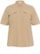 KAFFE CURVE Chemise pour femme Nana Liah Manches longues Coton Sable Classique Taille 48