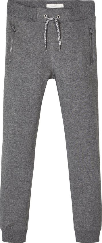 NAME IT NKMHONK BRU SWE PANT NOOS Jongens Broek - Maat 140 - Dark Grey Melange