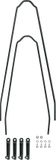 SKS Spatbordstangen set - 56 mm - zwart