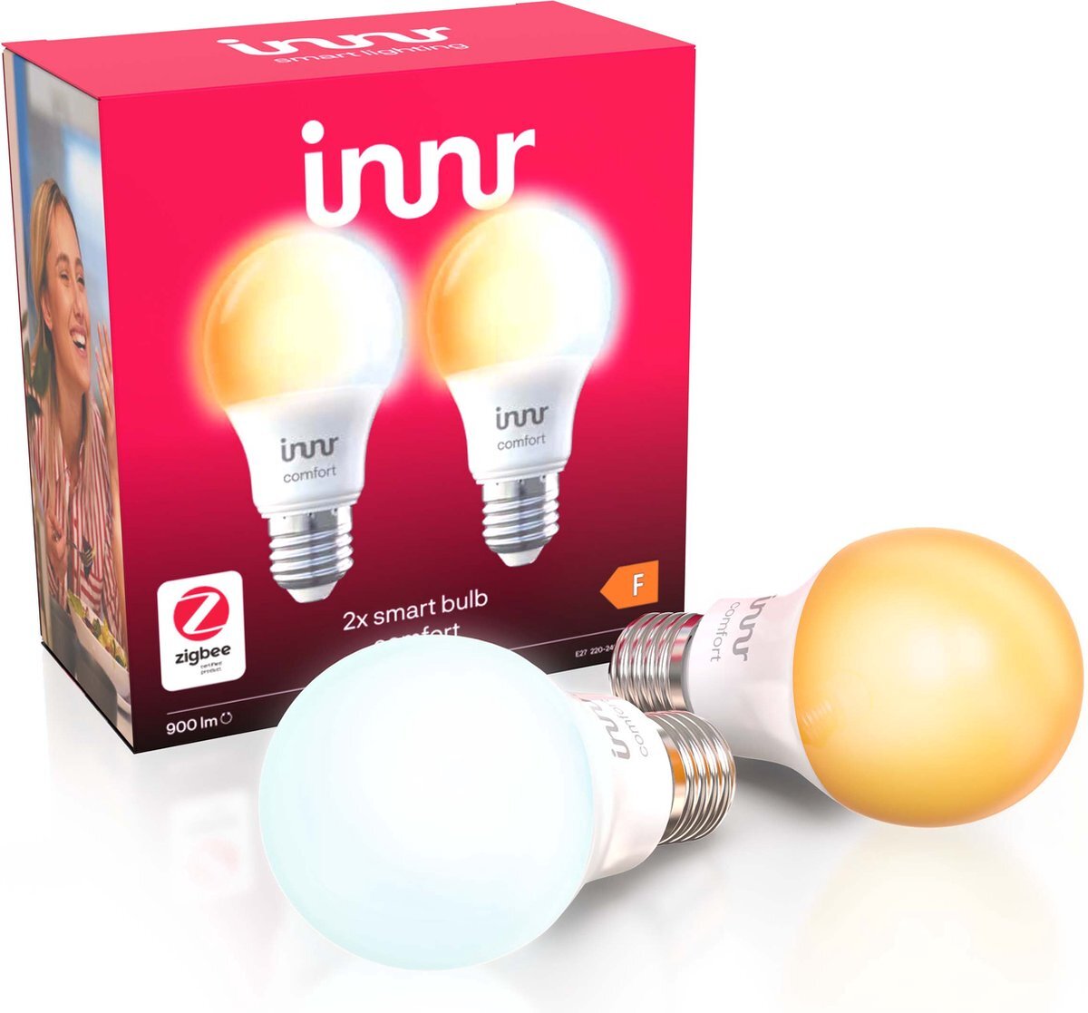 Innr Smart Bulb Comfort. werkt met Hue*, Alexa & Google (Bridge vereist) RB 279 T-2 Z3.0