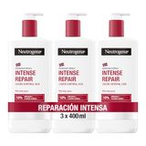 Neutrogena Formule Norvégienne Lait corporel CICA réparation intensive pour peau très sèche (3 x 400 ml), crème hydratante pour le corps avec Centella asiatica et glycérine