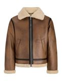 JACK & JONES Tussenjas 'JORNORREBRO' bruin / zwart