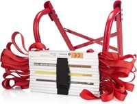 Échelle de secours 4,5 mètre de long, capacité de charge 450 kg - Rouge