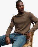 Superdry Herren Pullover mit Schmaler Passform Brown - Größe: L