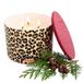 Fisura Originele geurkaars in keramische houder "Leopard"