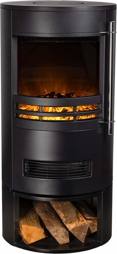 Eurom Orsa Fireplace - 2000W - Zwart