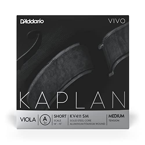 D'Addario Kaplan Vivo Altviool Eén Snaar - Korte Schaal - Medium Spanning