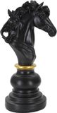Mauro Ferretti Decoratie Black & Gold Horse 14x11x27 cm