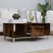 Maisons du Monde Maison Exclusive - Salontafel gerookt eikenhout, 90x50x36,5 cm, houtvezel