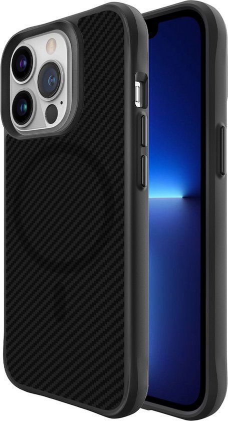 iMoshion Rugged Hybrid Carbon Case iPhone 13 Pro - Black
