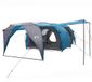 vidaXL Tunneltent 6-persoons Blauw Polyester