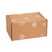 Only Boxes Box met kerstpatroon, opbergdoos van kraftkarton, maat S, 4 stuks