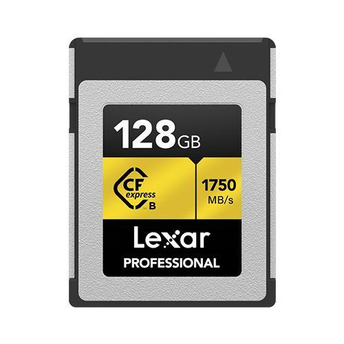 Lexar Lexar CFexpress Geheugenkaart PRO Type B Gold series 128 GB - R1750 /W 1500 MB/s