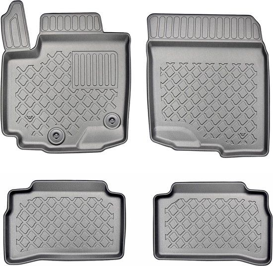 Winparts GO! Aristar Sp. j. Tapis de sol Guardliner pour Suzuki Vitara Full Hybrid (1.5 Strong Hybrid) SUV-5 03.2022 - Noir - Clips - Avant et arrière - 2 ans de garantie