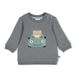 Feetje sweater Beep Beep groen/mintgroen/taupe