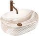 REA Oktawia Saturn Wastafel Imitatiesteen 50x35,5x15cm