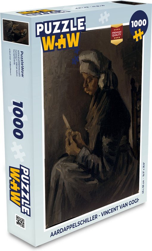 MuchoWow Puzzel Aardappelschiller - Vincent van Gogh - Legpuzzel - Puzzel 1000 stukjes volwassenen - Sinterklaas cadeautjes - Sinterklaas voor grote kinderen